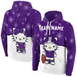 Tcu Horned Frogs Hoodie Personalized Hello Kitty Purple Best Selling