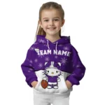 Tcu Horned Frogs Hoodie Personalized Hello Kitty Purple Best Selling