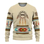 Tcu Horned Frogs Sweater Custom Dreamcatcher Feathers Best Selling