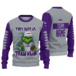 Tcu Horned Frogs Sweater Custom Grinch Fierce Purple Best Selling