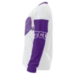 Tcu Horned Frogs Sweater Customized Heart Sketch Purple White Best Selling