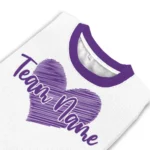 Tcu Horned Frogs Sweater Customized Heart Sketch Purple White Best Selling