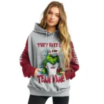 Temple Owls Hoodie Customized Grinch Fierce Red Best Selling