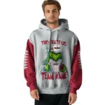 Temple Owls Hoodie Customized Grinch Fierce Red Best Selling