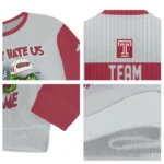 Temple Owls Sweater Custom Grinch Fierce Red Best Selling