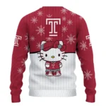 Temple Owls Sweater Customized Hello Kitty Red Best Selling