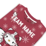 Temple Owls Sweater Customized Hello Kitty Red Best Selling