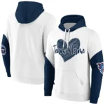 Tennessee Titans Hoodie Custom Scribble Heart Navy White Best Selling