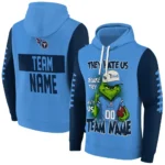 Tennessee Titans Hoodie Customized Grinch Fierce Navy Best Selling