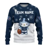 Tennessee Titans Sweater Customized Hello Kitty Navy Best Selling