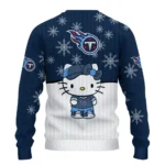 Tennessee Titans Sweater Customized Hello Kitty Navy Best Selling