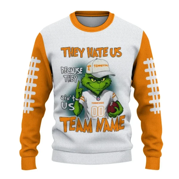 Tennessee Volunteers Sweater Customized Grinch Fierce Orange Best Selling