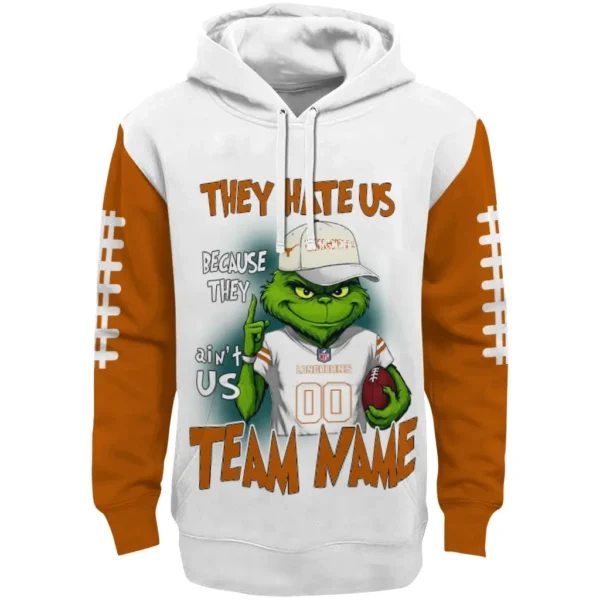 Texas Longhorns Hoodie Customized Grinch Fierce Orange Best Selling