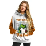 Texas Longhorns Hoodie Customized Grinch Fierce Orange Best Selling