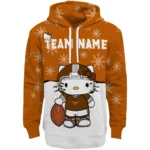 Texas Longhorns Hoodie Personalized Hello Kitty Orange Best Selling