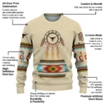 Texas Longhorns Sweater Custom Dreamcatcher Feathers Best Selling