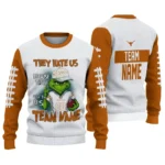 Texas Longhorns Sweater Custom Grinch Fierce Orange Best Selling