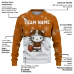 Texas Longhorns Sweater Customized Hello Kitty Orange Best Selling