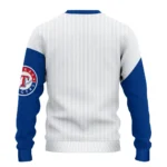 Texas Rangers Sweater Custom Heart Sketch Blue White Best Selling