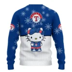 Texas Rangers Sweater Custom Hello Kitty Blue Best Selling