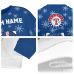Texas Rangers Sweater Custom Hello Kitty Blue Best Selling