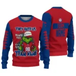 Texas Rangers Sweater Personalized Grinch Fierce Blue Best Selling