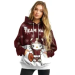 Texas State Bobcats Hoodie Customized Hello Kitty Maroon Best Selling