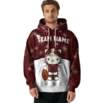 Texas State Bobcats Hoodie Customized Hello Kitty Maroon Best Selling