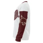 Texas State Bobcats Sweater Custom Heart Sketch Maroon White Best Selling