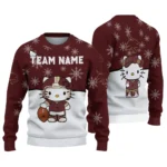 Texas State Bobcats Sweater Custom Hello Kitty Maroon Best Selling