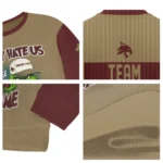 Texas State Bobcats Sweater Personalized Grinch Fierce Maroon Best Selling