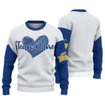 Toledo Rockets Sweater Custom Heart Sketch Blue White Best Selling