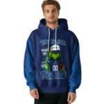 Toronto Blue Jays Hoodie Customized Grinch Fierce Blue Best Selling