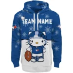 Toronto Blue Jays Hoodie Personalized Hello Kitty Blue Best Selling
