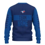 Toronto Blue Jays Sweater Custom Grinch Fierce Blue Best Selling