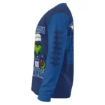 Toronto Blue Jays Sweater Custom Grinch Fierce Blue Best Selling