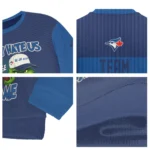Toronto Blue Jays Sweater Custom Grinch Fierce Blue Best Selling