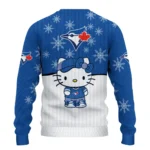 Toronto Blue Jays Sweater Customized Hello Kitty Blue Best Selling