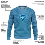Toronto Blue Jays Sweater Personalized Tiger Pattern Best Selling