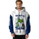 Toronto Maple Leafs Hoodie Custom Grinch Fierce Blue Best Selling