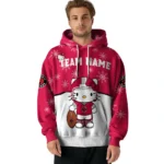 Toronto Raptors Hoodie Customized Hello Kitty Red Best Selling