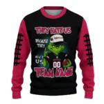 Toronto Raptors Sweater Personalized Grinch Fierce Red Best Selling