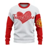 Tottenham Hotspur Sweater Custom Heart Sketch Navy White Best Selling