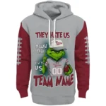 Troy Trojans Hoodie Personalized Grinch Fierce Red Best Selling