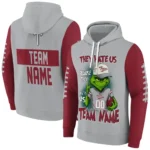 Troy Trojans Hoodie Personalized Grinch Fierce Red Best Selling