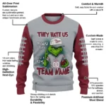 Troy Trojans Sweater Customized Grinch Fierce Red Best Selling
