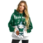Tulane Green Wave Hoodie Personalized Hello Kitty Green Best Selling