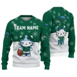 Tulane Green Wave Sweater Customized Hello Kitty Green Best Selling