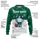 Tulane Green Wave Sweater Customized Hello Kitty Green Best Selling