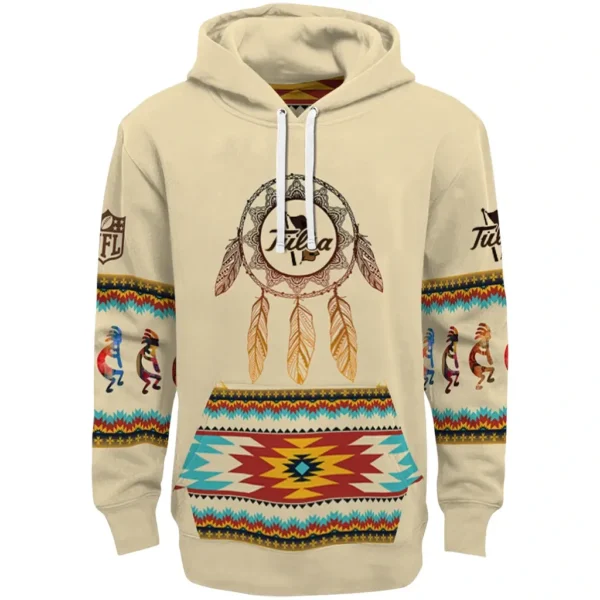 Tulsa Golden Hurricane Hoodie Custom Dreamcatcher Feathers Best Selling